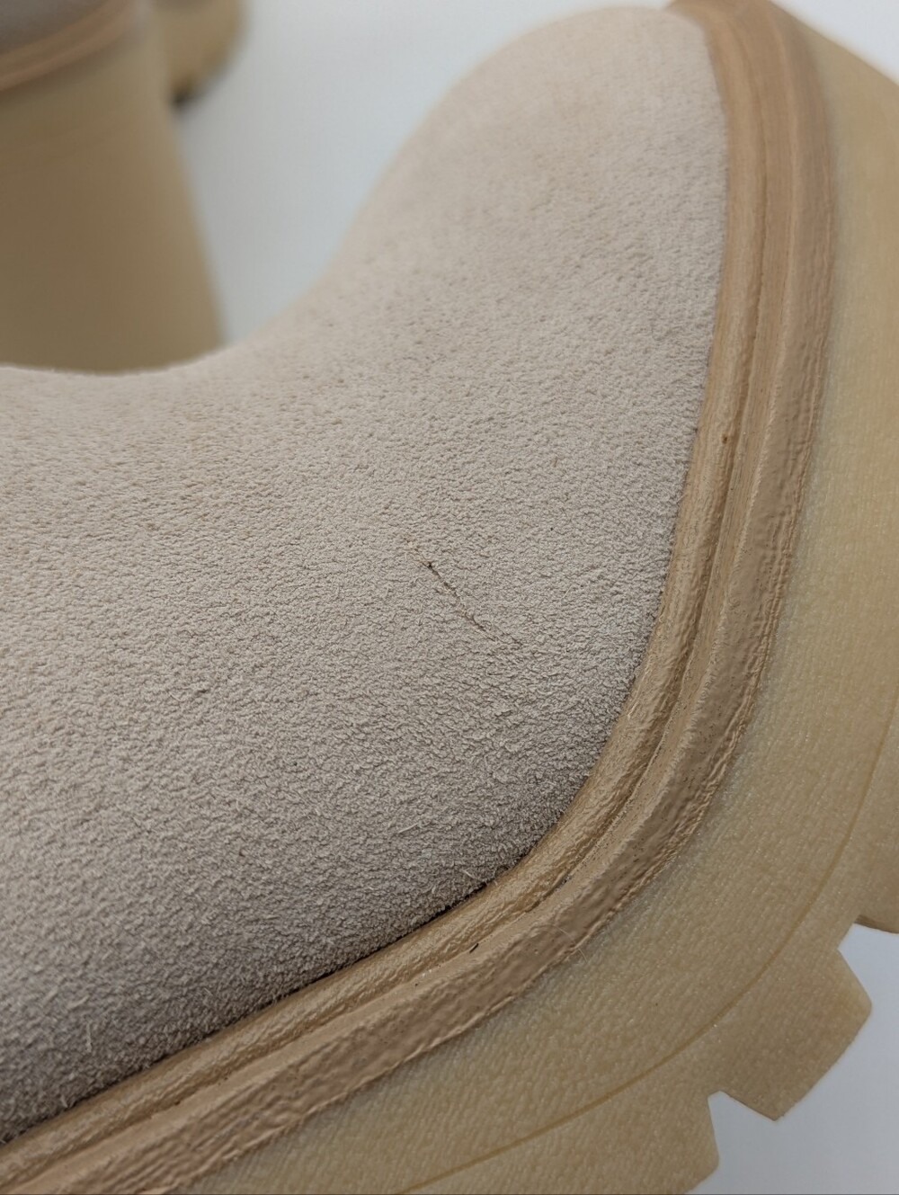 Dolce Vita Caster H2O Cream Suede Heeled Ankle Booties 7 - Picture 4 of 12
